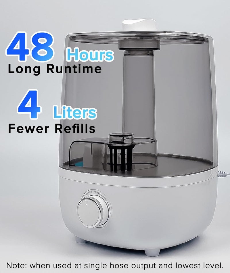 Auraaq Reptile Fogger Humidifier Fog Machine Mister with 4L Visible Tank，with Dry-Run Protection Compatible with All Terrariums and Enclosures, Ideal for Reptiles/Amphibians/Plants/Herps/Vivarium/Moss - Image 5